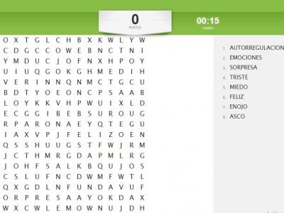 Sopa de letras emociones