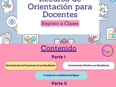 Recurso de Orientación para Docentes – Regreso a clases – Parte 1